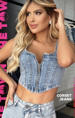 Cropped Corselet Jeans Planet