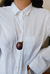 Imagem do colar elíptico jacarandá | ouro