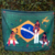 [pequenos defeitos] bandeira/canga brasil com S