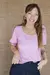 REMERA BASTA ROSA PRINCESS MODAL SOFT (TOM) - comprar online