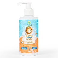 SHAMPOO INFANTIL 100% NATURAL COM OLEOS ESSENCIAIS DE LAVANDA E LARANJA DOCE E PANTENOL VERDI NATURAL