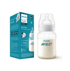 MAMADEIRA PHILIPS AVENT ANTI-COLIC 1+M TRANSPARENTE 260ML BPA FREE