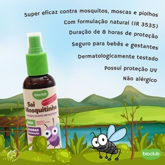 REPELENTE INFANTIL SAI MOSQUITINHO 120ML BIOCLUB - comprar online