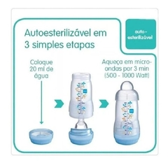 MAMADEIRA EASY START 320ML - EMBALAGEM UNITARIA NEUTRA MAM - loja online