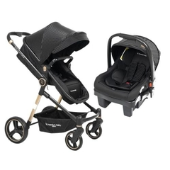 CARRINHO BEBE CONFORT TS ASTON+BASE LINE GOLD/PRETO PREMIUMBABY