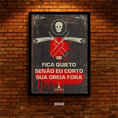 Quadro Barbearia - comprar online