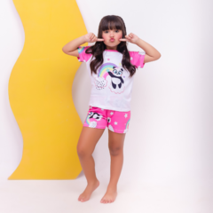 Pijama Panda Arco-Íris - comprar online