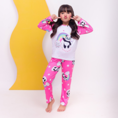 Pijama Panda Arco-Íris - comprar online