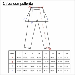 Calza con pollerita - comprar online