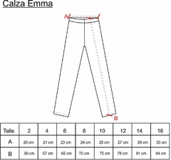 Calza larga algodón con lycra - comprar online