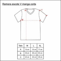 Imagen de Remera manga corta escote V