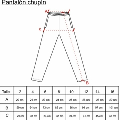 Pantalón chupín friza