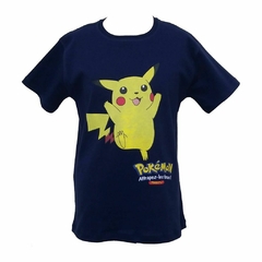 Remera manga corta estampa Pikachu - tienda online