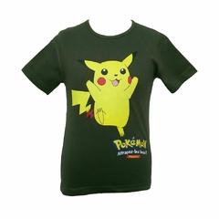 Remera manga corta estampa Pikachu en internet