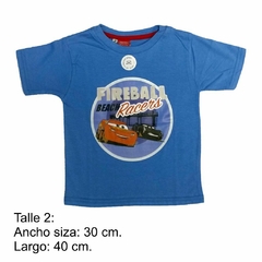 Remera cars talle 2