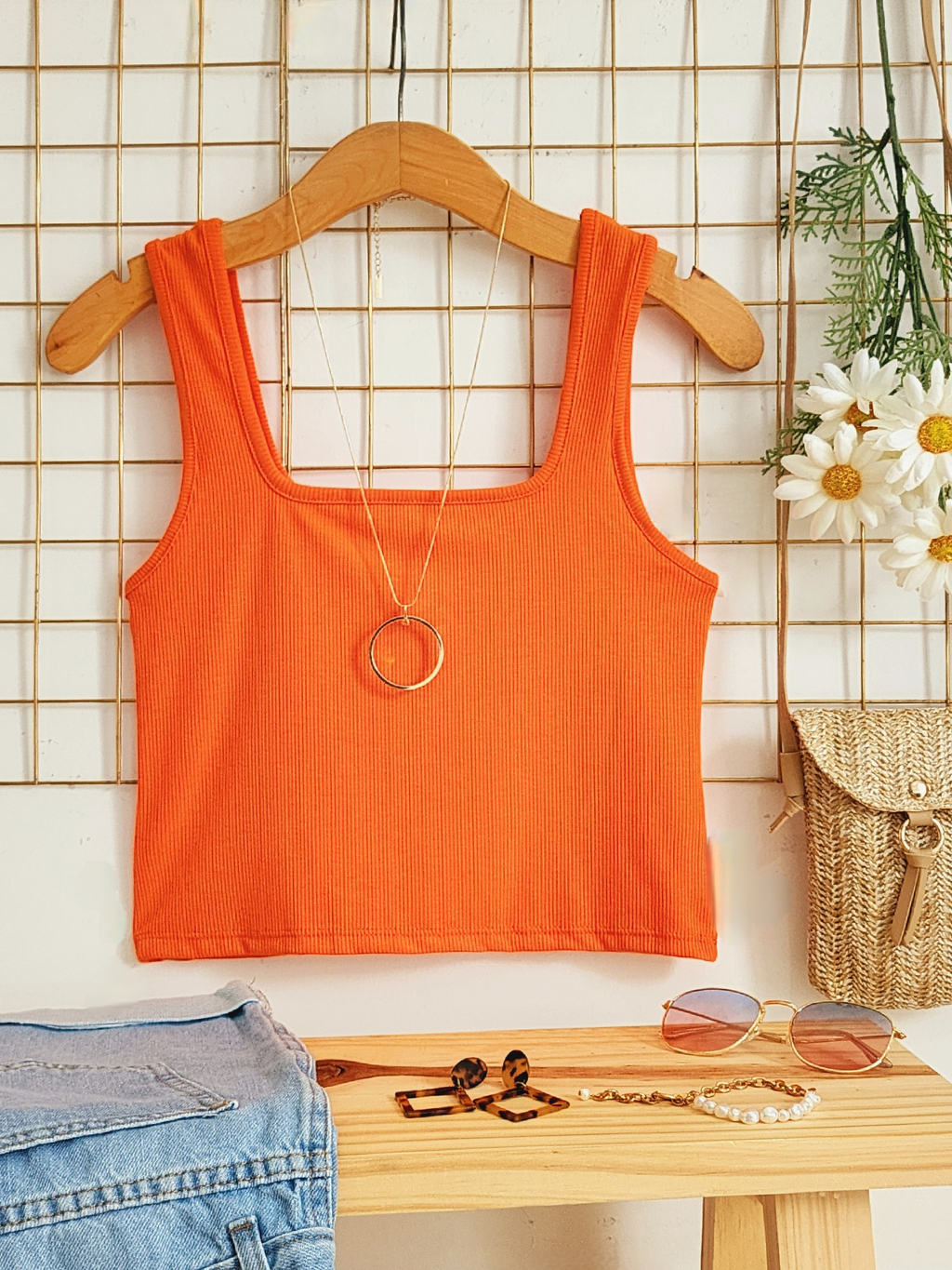 MUSCULOSA MORLEY ESCOTE CUADRADO LORETTA VIVASMODA