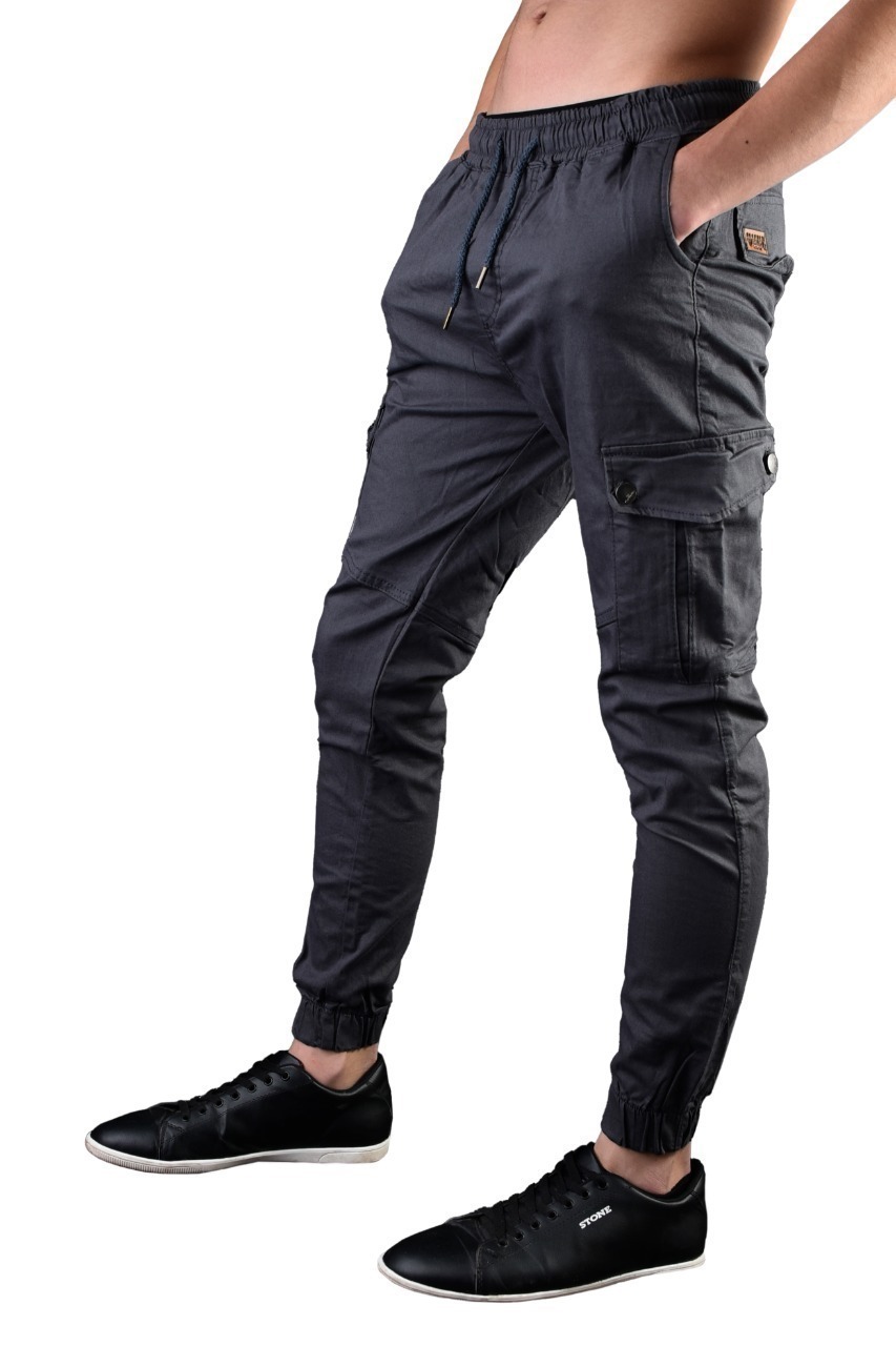 Pantalón Jogger Cargo Jeans Para Hombre Casual