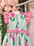 Vestido Infantil Estampado Flores - Málagah - loja online