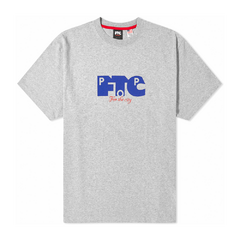 Camiseta FTC x Pop Trading Company Cinza Mescla