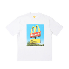 Camiseta Palace x McDonald's Branca