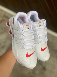 Nike shox cheap masculino branco