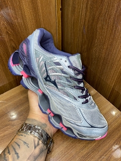 Mizuno wave prophecy 8 cinza rosa Faith Store Outlet