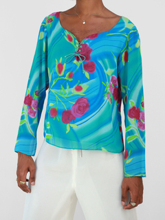 m/g | blusa bebesh floral - comprar online