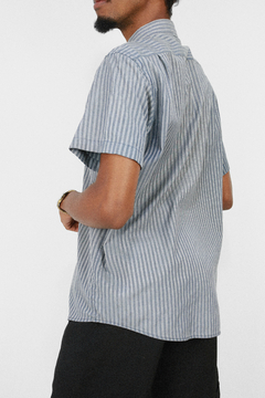 M | Camisa Listrada MN - loja online