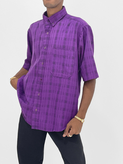 GG - Camisa Xadrez Lilás - comprar online