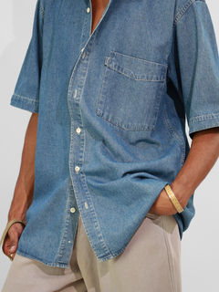 m | camisa jeans bokker - REFFE SHOP ッ