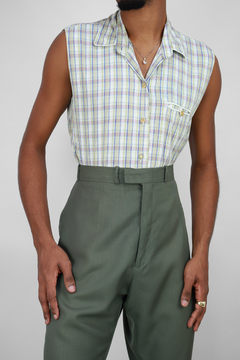 p | camisa xadrez haddad vintage - loja online