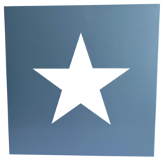 Cuadro Símbolo Estrella 30X30