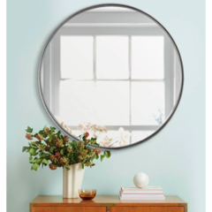 Espejo Redondo Hierro Plata (A Medida) - Muebles de diseño | Gift Collection