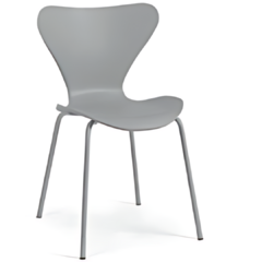 Silla Jacobsen Polipropileno Gris - comprar online