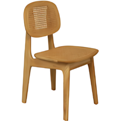 Silla Moon Madera y Rattan