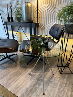 Mesa Auxiliar Trípode Vidrio - Muebles de diseño | Gift Collection