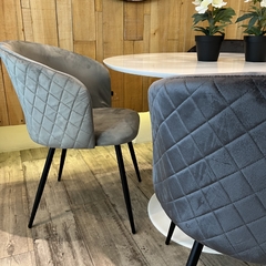 Sillón Mawi Pana Gris Oscuro Pata Negra - tienda online