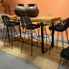 Banqueta Papúa Negra - Muebles de diseño | Gift Collection