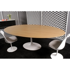 Mesa Comedor Tulip Oval Tapa Madera - Muebles de diseño | Gift Collection