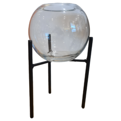 Porta Vela con Base Hierro (Por Unidad) - Muebles de diseño | Gift Collection