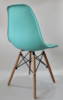 Silla Eames Verde Aqua Pata Madera - Muebles de diseño | Gift Collection