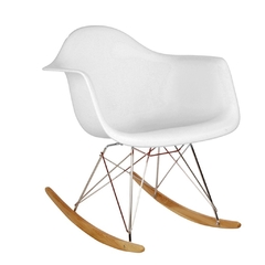 Sillón Mecedor Eames Blanco