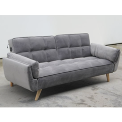 Sofa Cama Tampa Pana Gris Claro - comprar online