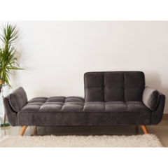 Sofa Cama Tampa Pana Gris Oscuro - Muebles de diseño | Gift Collection