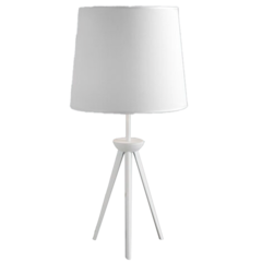 Lámpara de mesa Trípode Base Blanca - comprar online