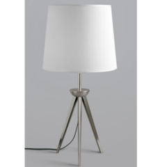 Lámpara de mesa Trípode Base Cromo - comprar online