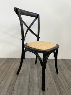 Set x2 Silla Cross Antique Negro - Muebles de diseño | Gift Collection