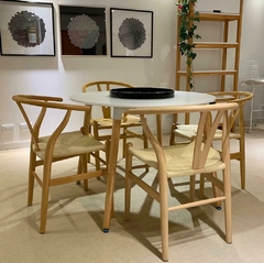 Mesa Escandinava Tapa Blanca 100cm Pata Cilindro - Muebles de diseño | Gift Collection