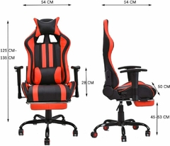 Sillón Gamer Speed Pro Rojo y Negro - comprar online