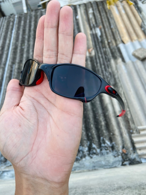 Óculos de Sol Juliet Carbon 24k Lente Black - kit Preto